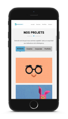 Projet Intégration Web version responsive